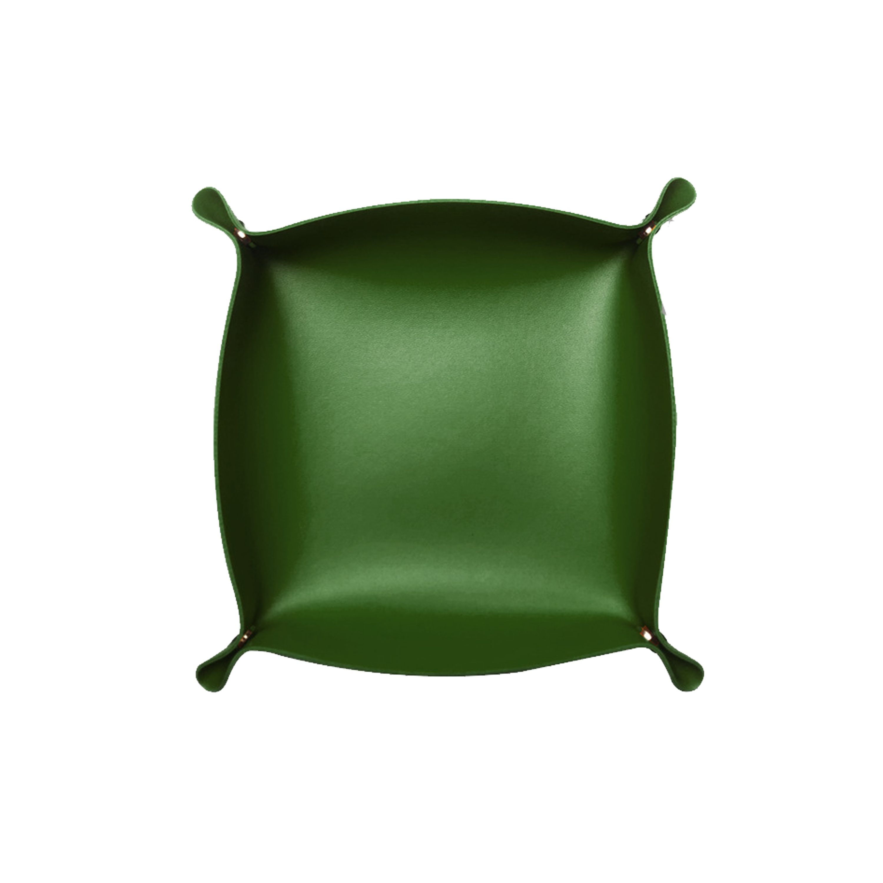 6.89" Foldable Vegan Leather Tray 1