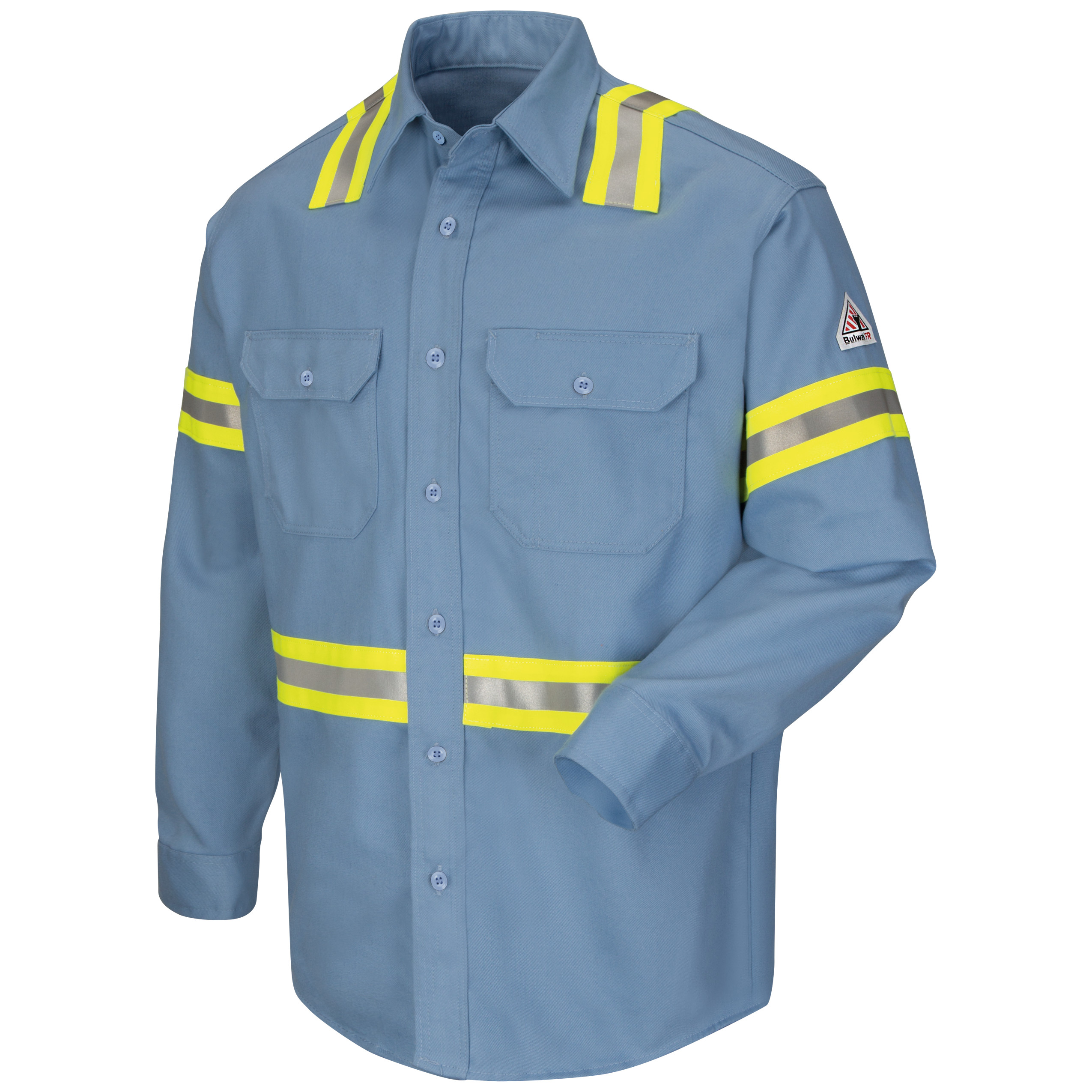 Bulwark® Men's Midweight FR Enhanced Visibility Uniform Shirt 5