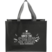 RPET Laminated Matte Shopper Tote 21
