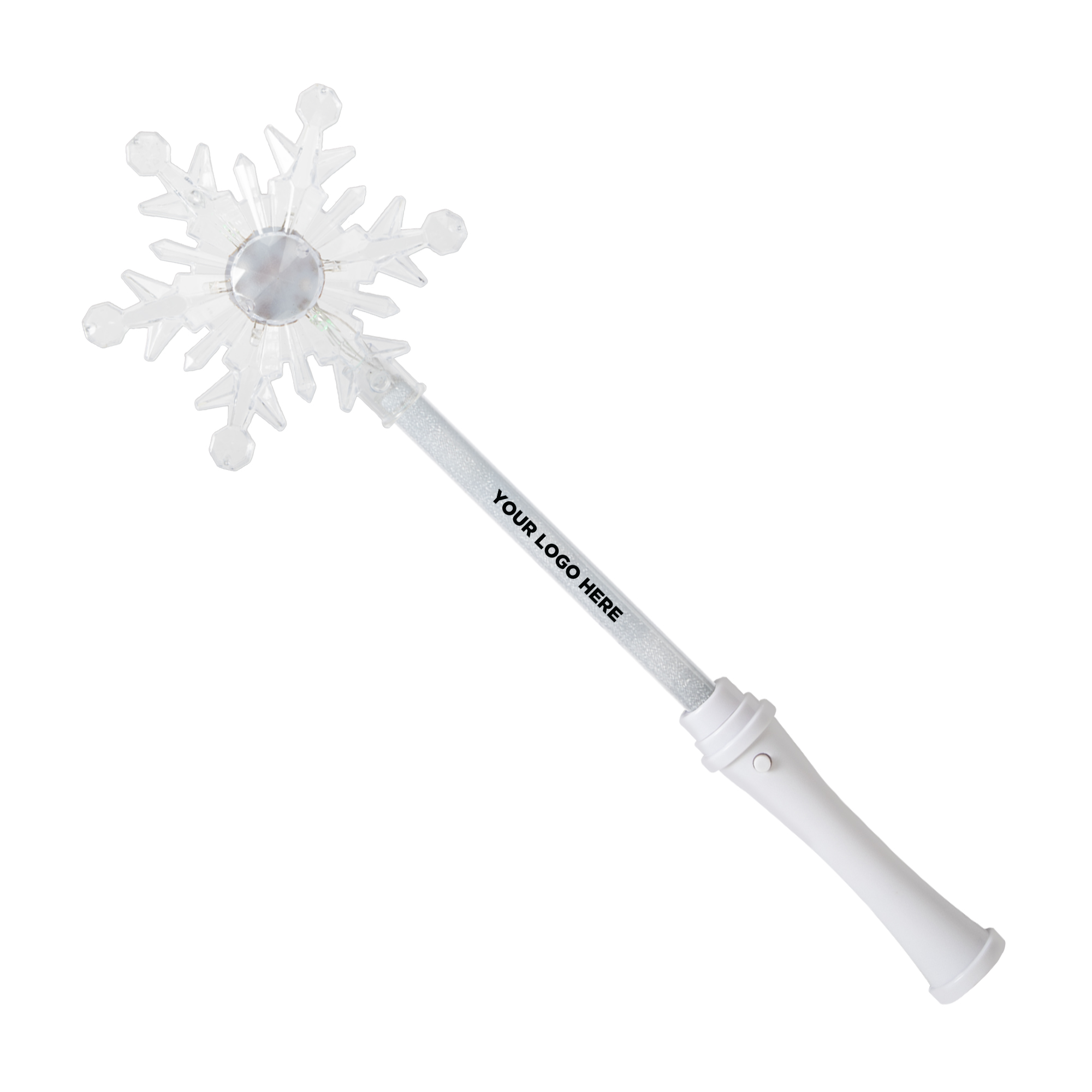15" Light Up LED Glow Snowflake Wand 5