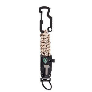 Rope Key Chain With Compass 22
