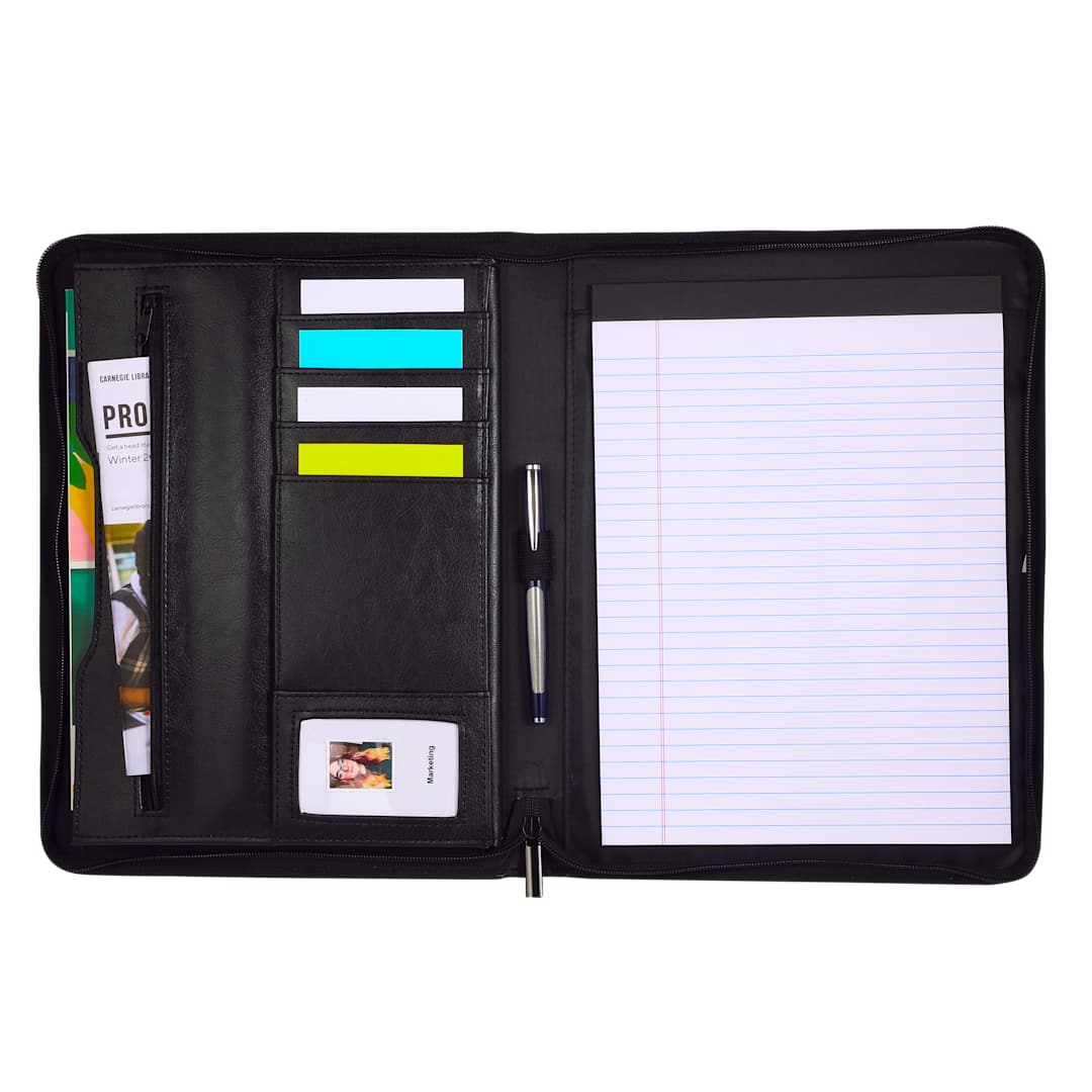 FSC® Mix Renaissance Zippered Padfolio 9