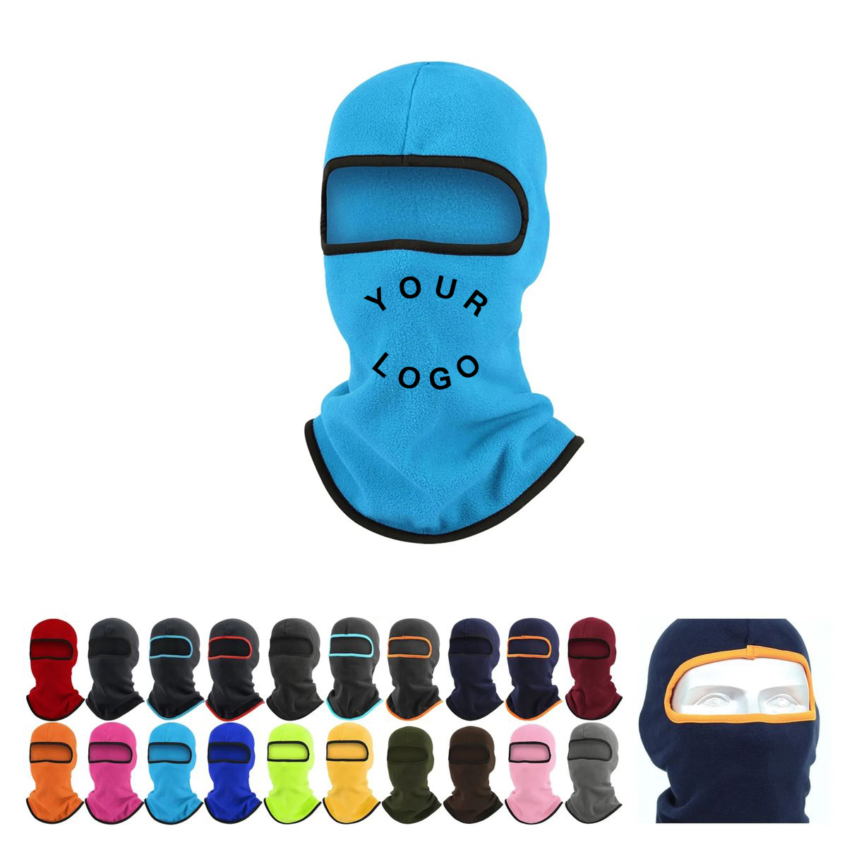 Polyester Fleece Winter Ski Balaclava 8