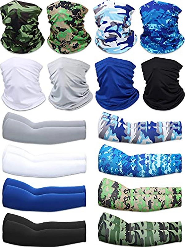 Neck Gaiter Face Cover and Arm Sleeves 2