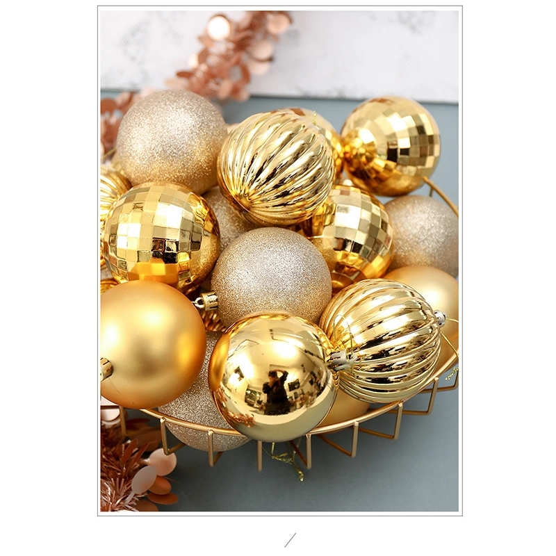 34Pcs Christmas balls set 4cm ornaments tree decor 13