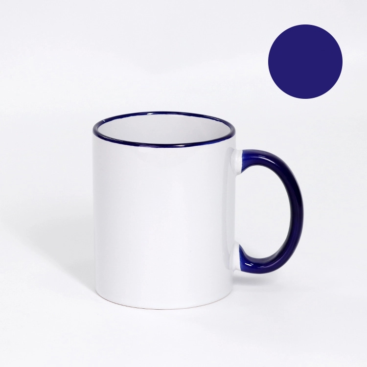 Two-Tone Coffee Mug 11 oz Ceramic Sublimated Cups 8
