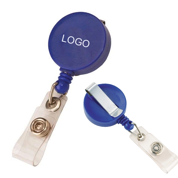 Round Retractable Badge Holder 3