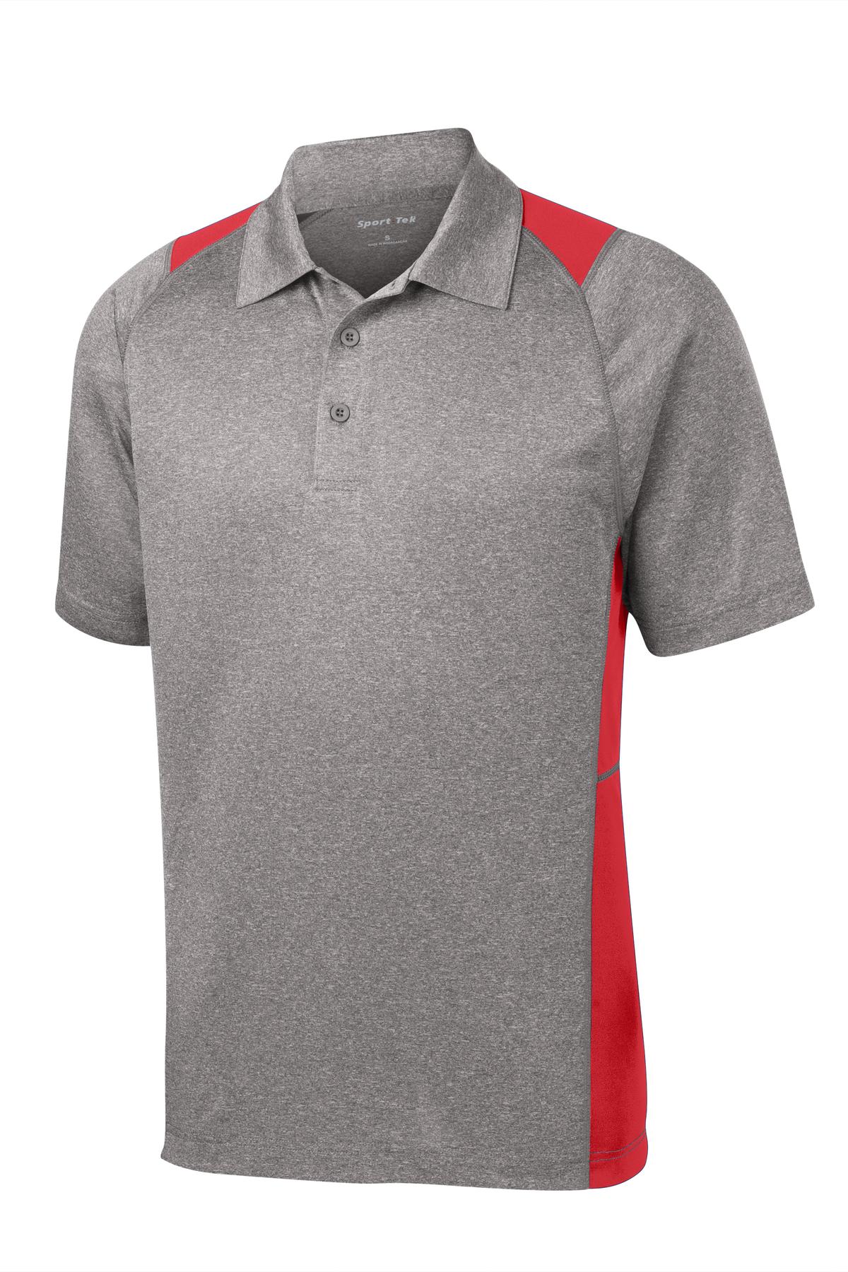 Sport-Tek® Heather Colorblock Contender Polo 18