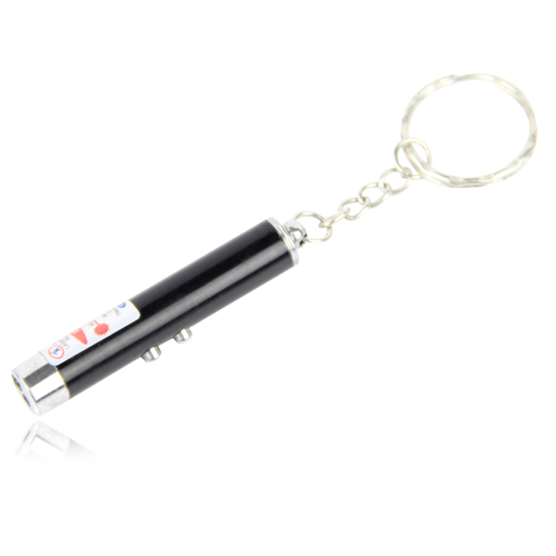 Laser Pointer Keychain With LED Flashlight 6