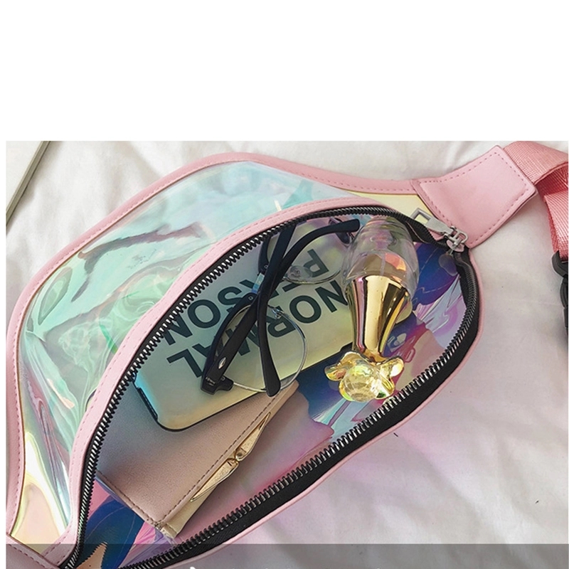 PVC Personality Shiny Reflective Laser Holographic Bag 9