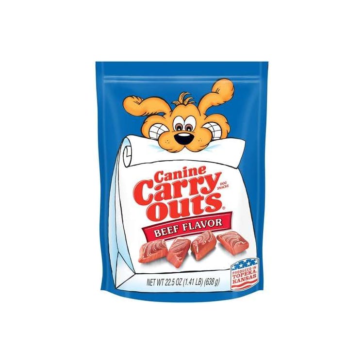 Canine Carryouts Dog Snacks - Beef Flavor 22.5 oz 2
