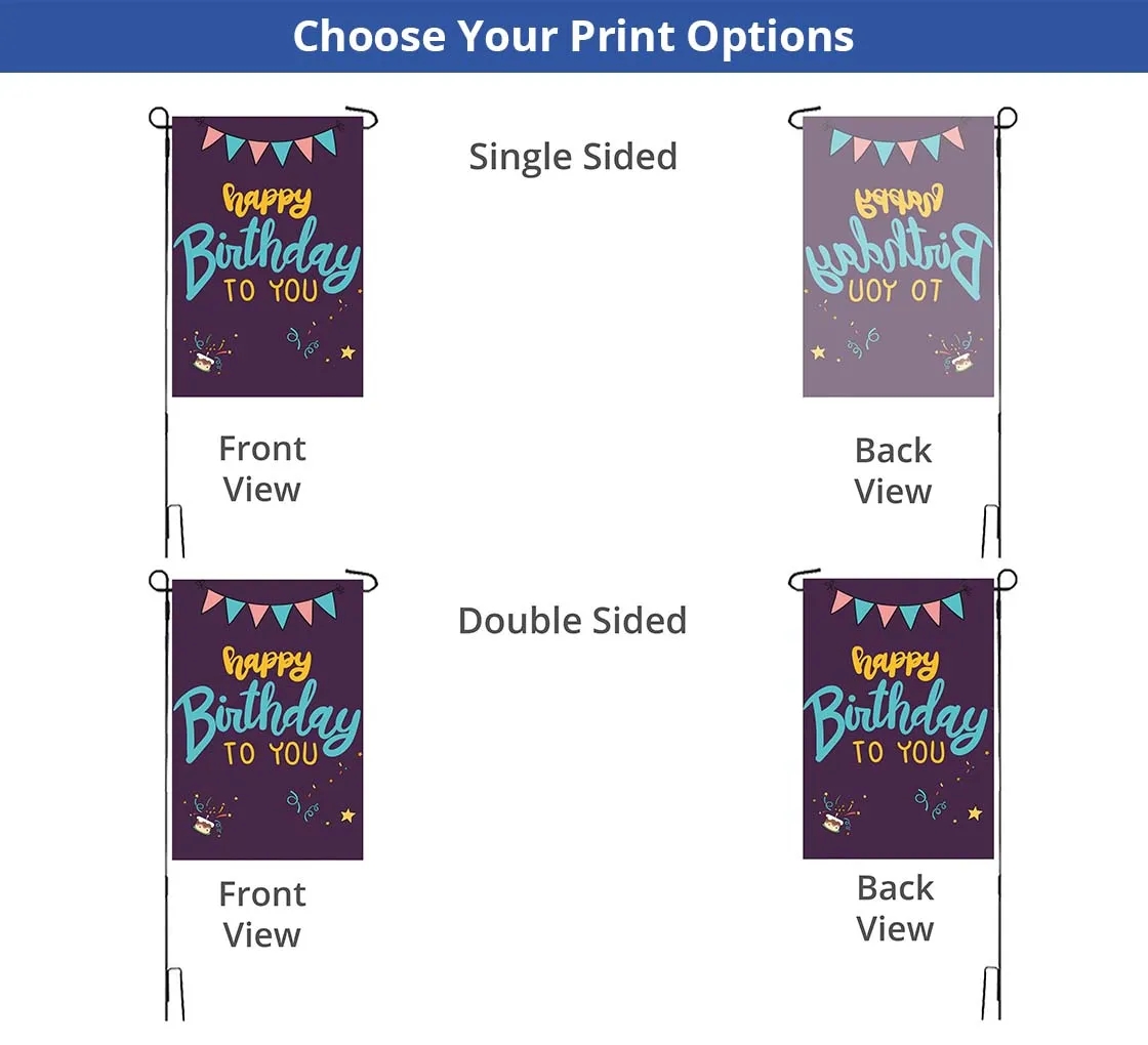 Garden Flag with Double Sided (12" x 18") 3