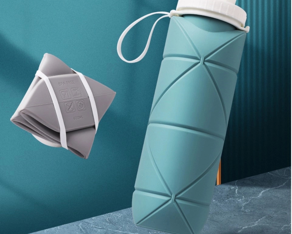 20 oz High Quality Hot Sale Collapsible Silicone Water Bottl 3