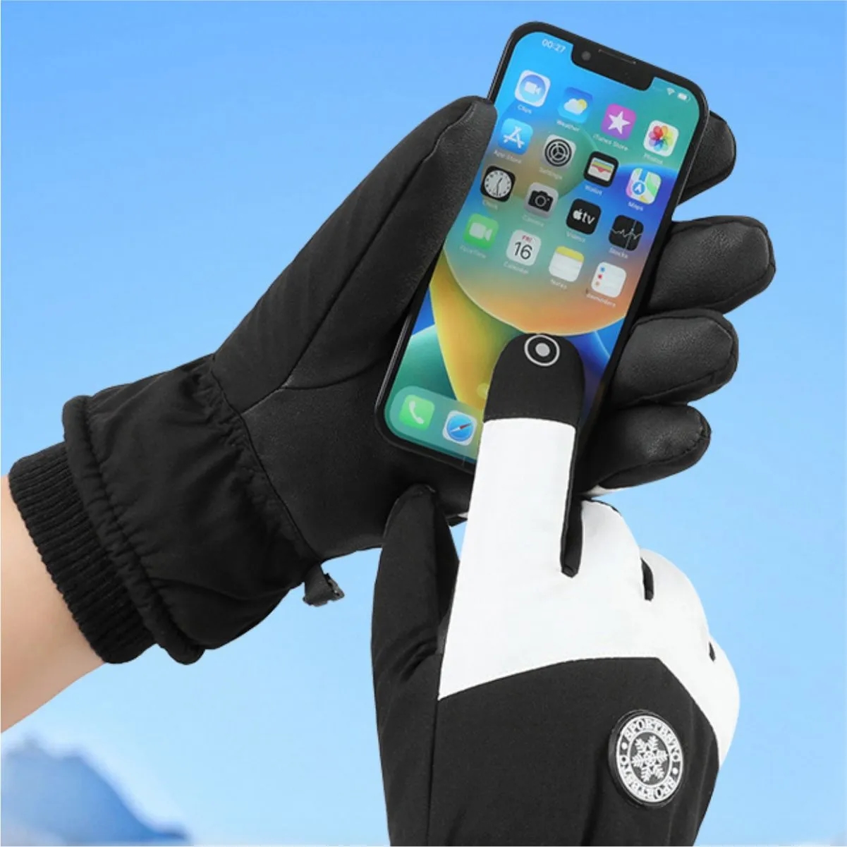 Insulated Water Resistant Touchscreen Ski Gloves 5