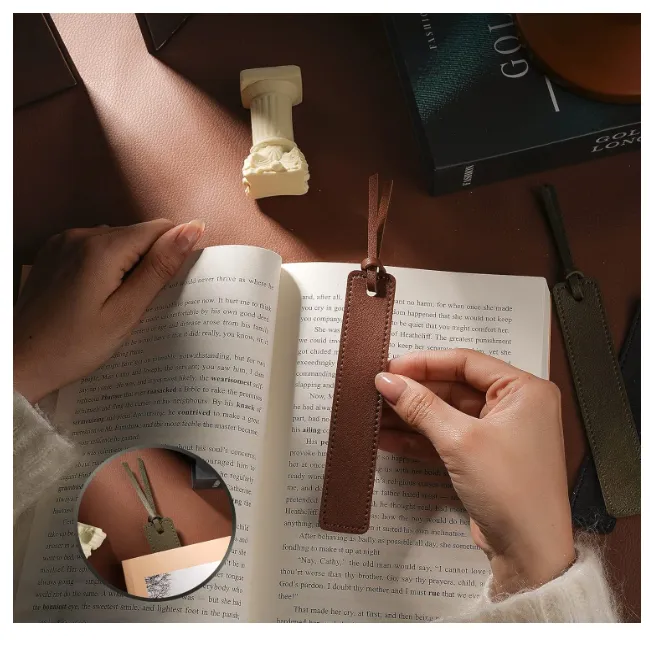 Mini Leather Bookmark 2