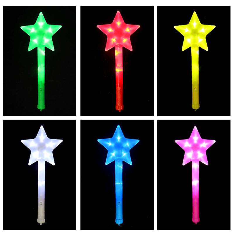 Light Up Snowflake Crystal Wand 4