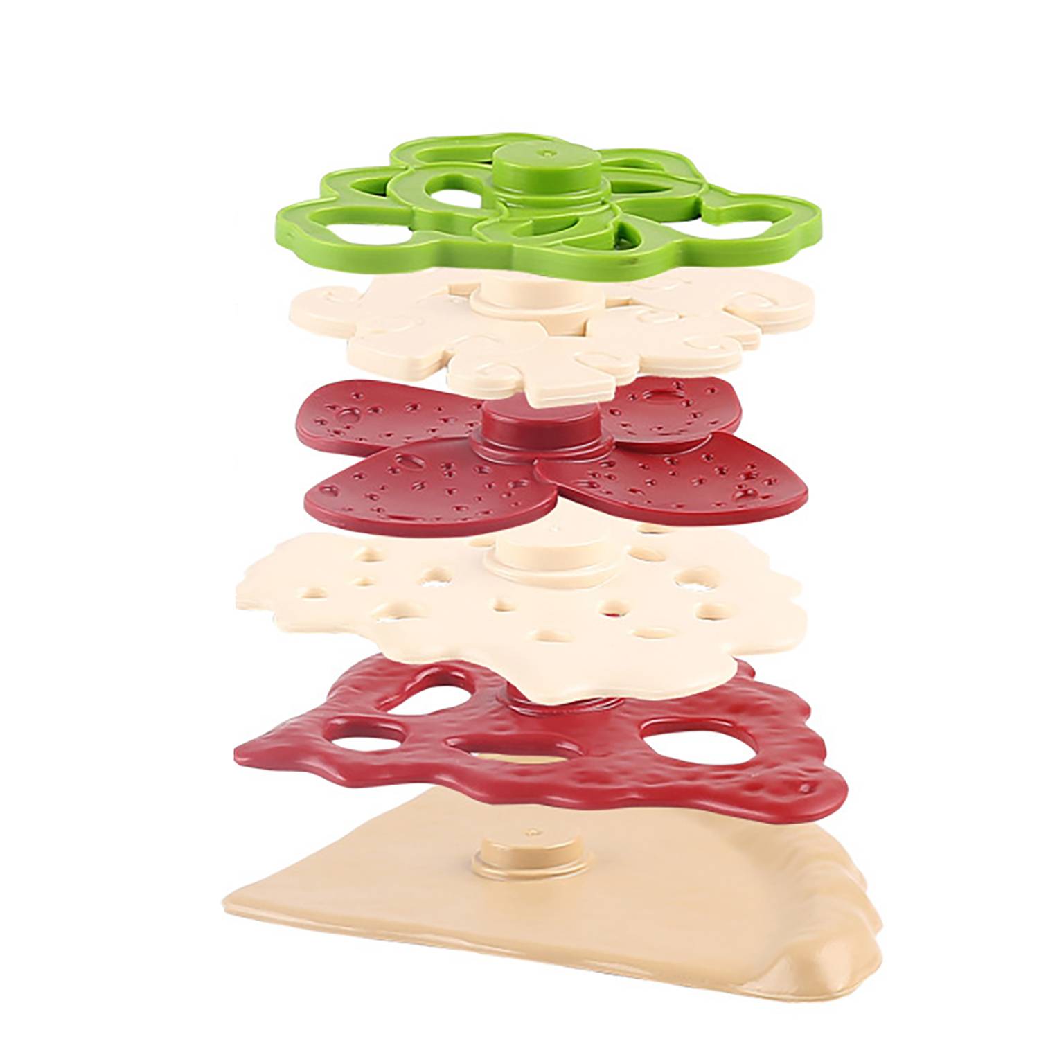 Educational Kids Manual Pizza Making Simulation Toy 2