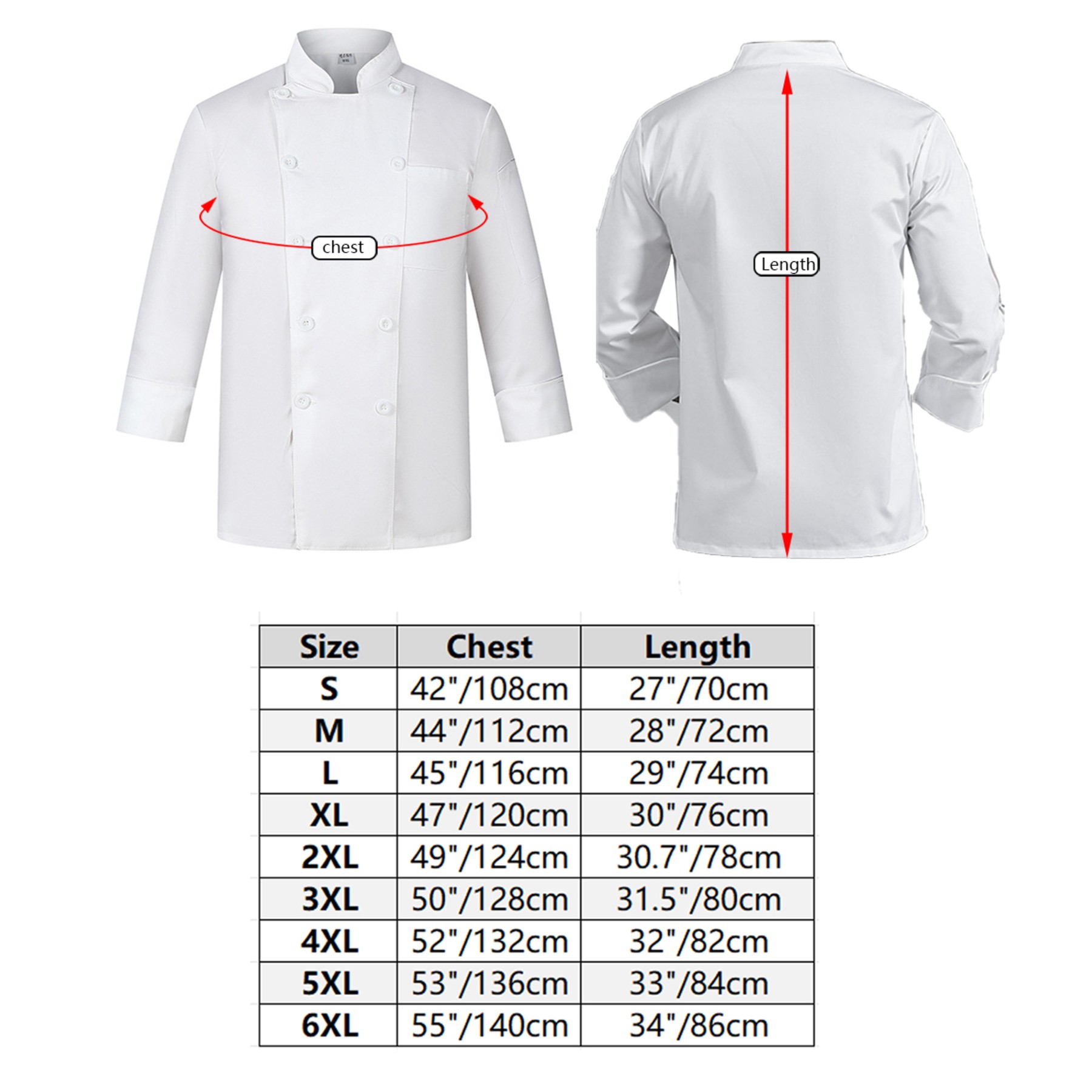 Long Sleeve Chef Coat 4