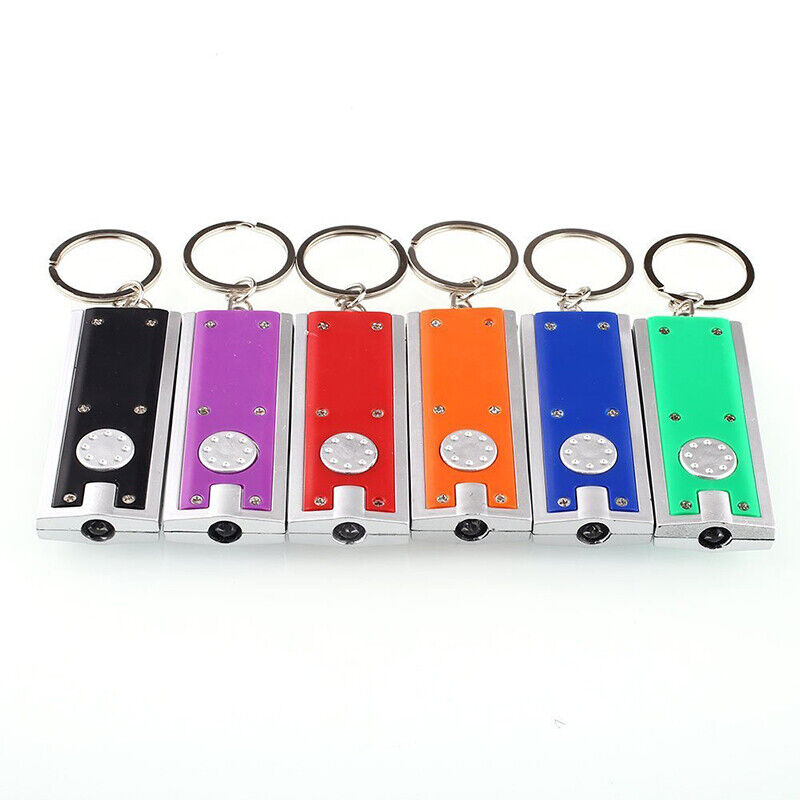 Super Bright LED & Swivel Key Chain Flash Light 2