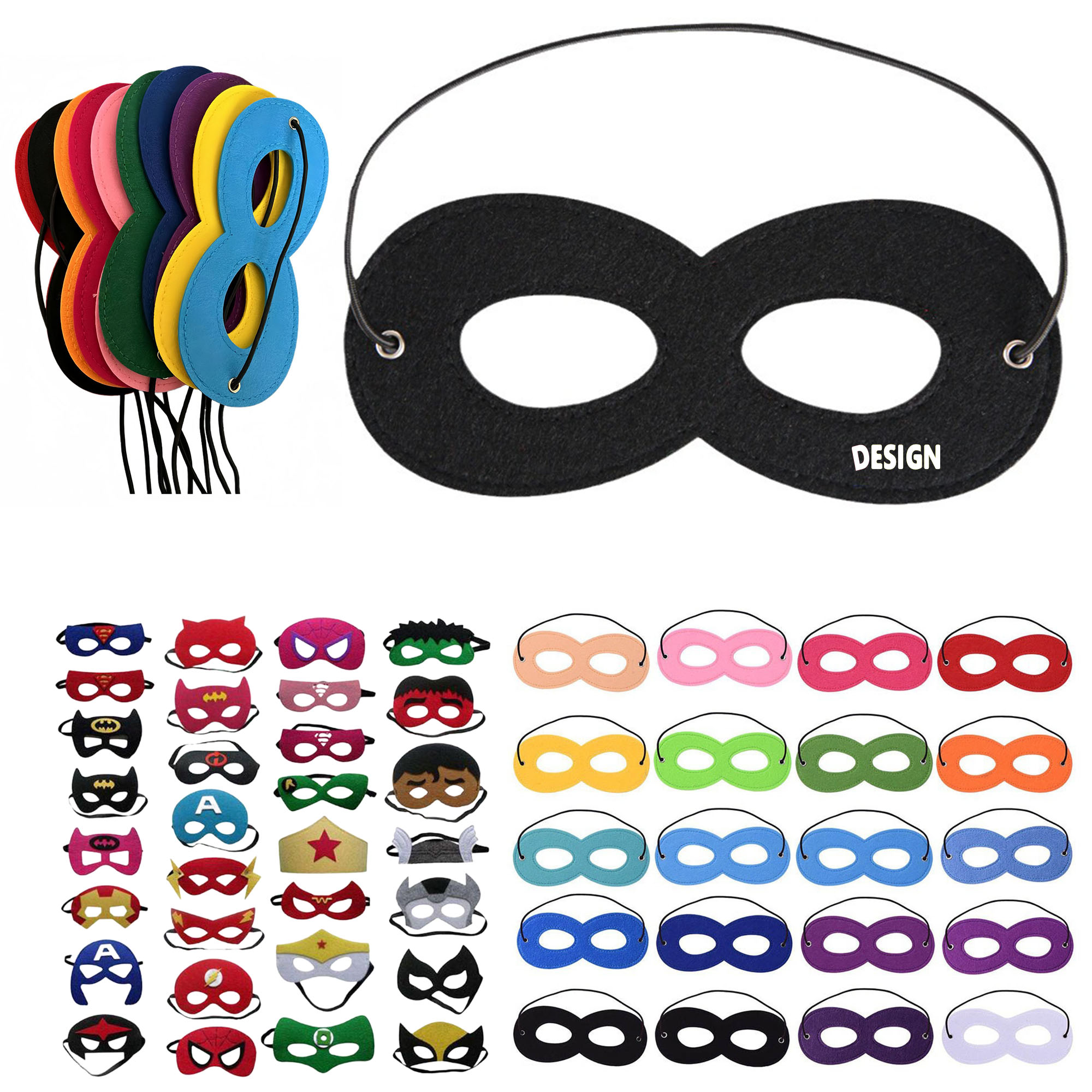 Halloween Felt Eye Masks 9