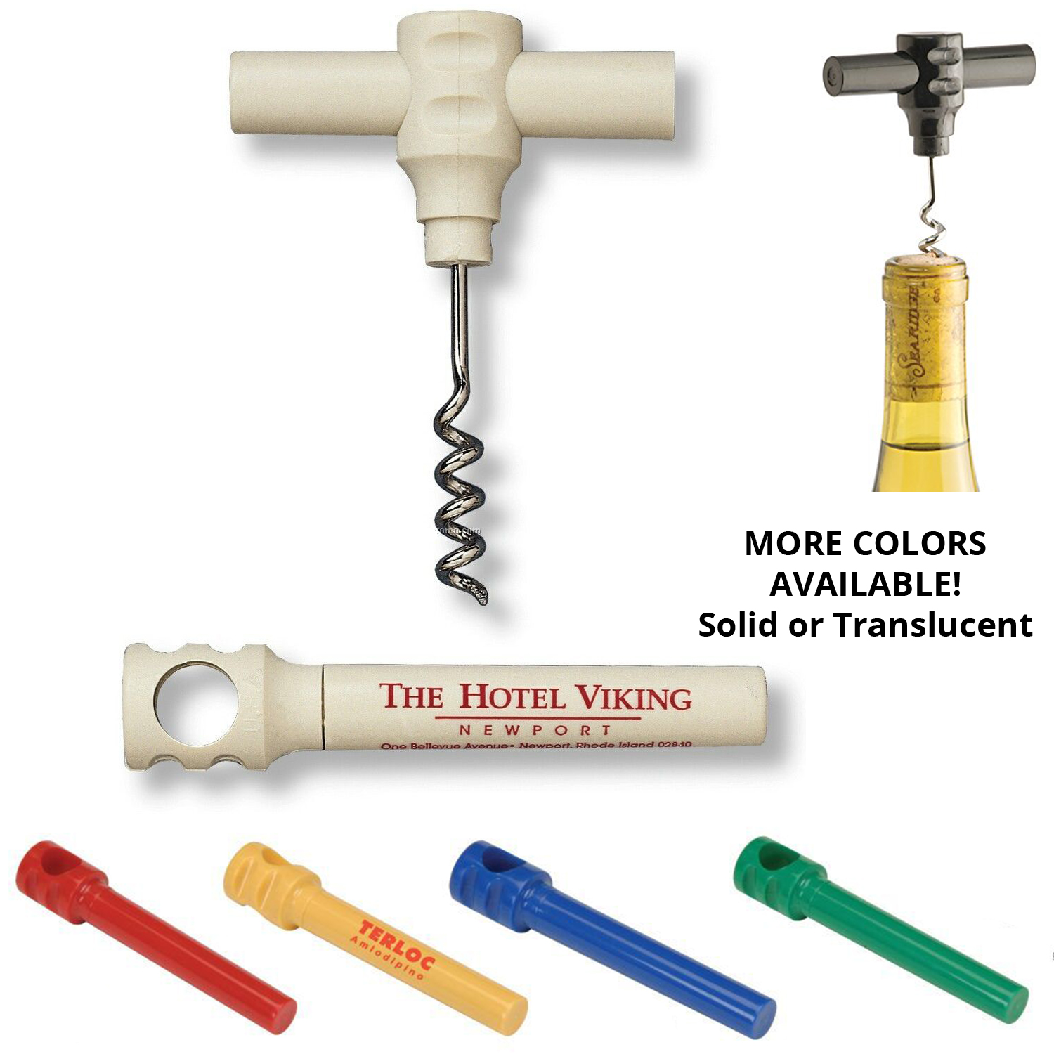 Wine Opener - Round Travel Corkscrew 13
