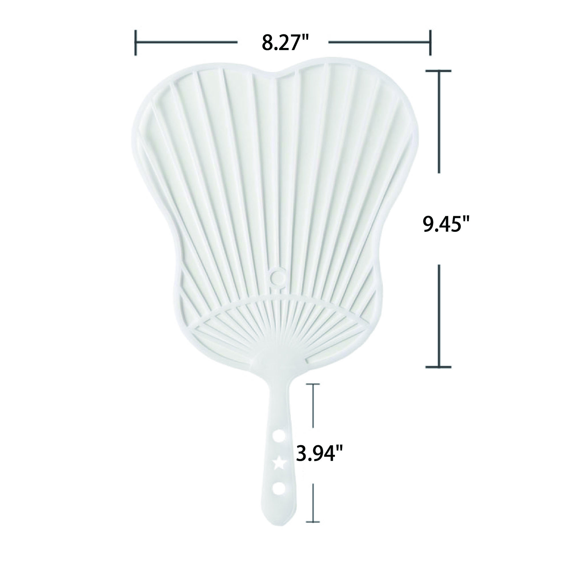 Full Color Stylish Plastic Advertising Hand Fan 6
