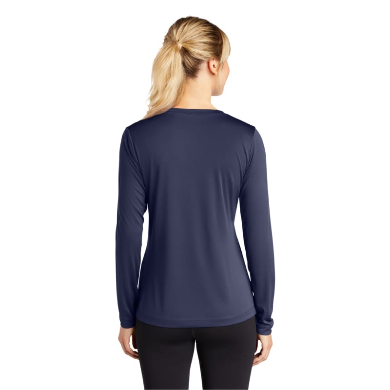 Sport-Tek Women's Long Sleeve PosiCharge Competitor V-Neck Tee. 56