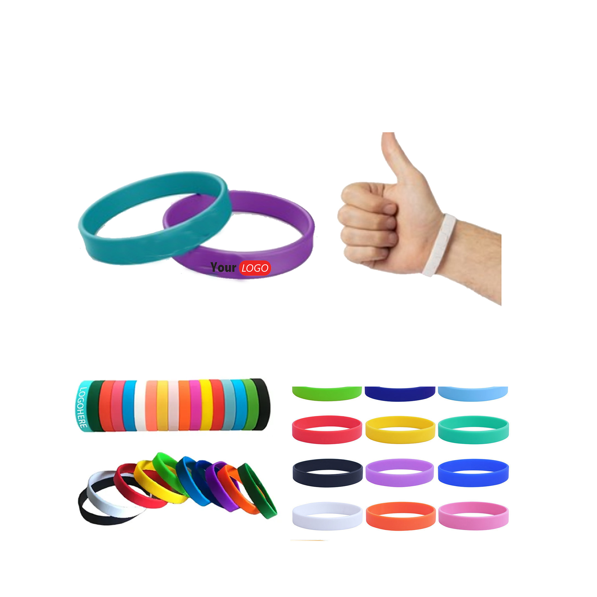 Custom Printed Silicone Bracelets 2