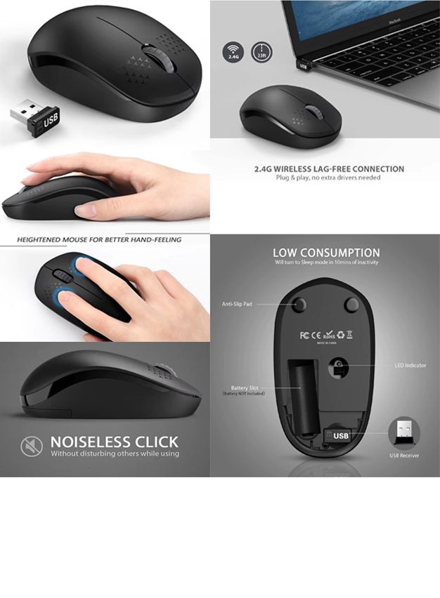 iBank ® Wireless Mouse for Laptop, PC, Tablet, Computer and Mac 1