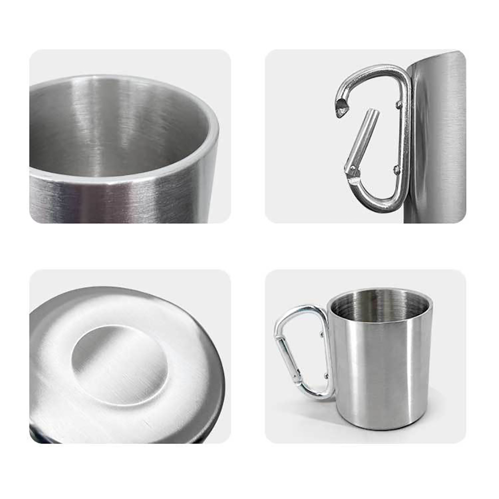 200ml Camping Cup With Carabiner 4