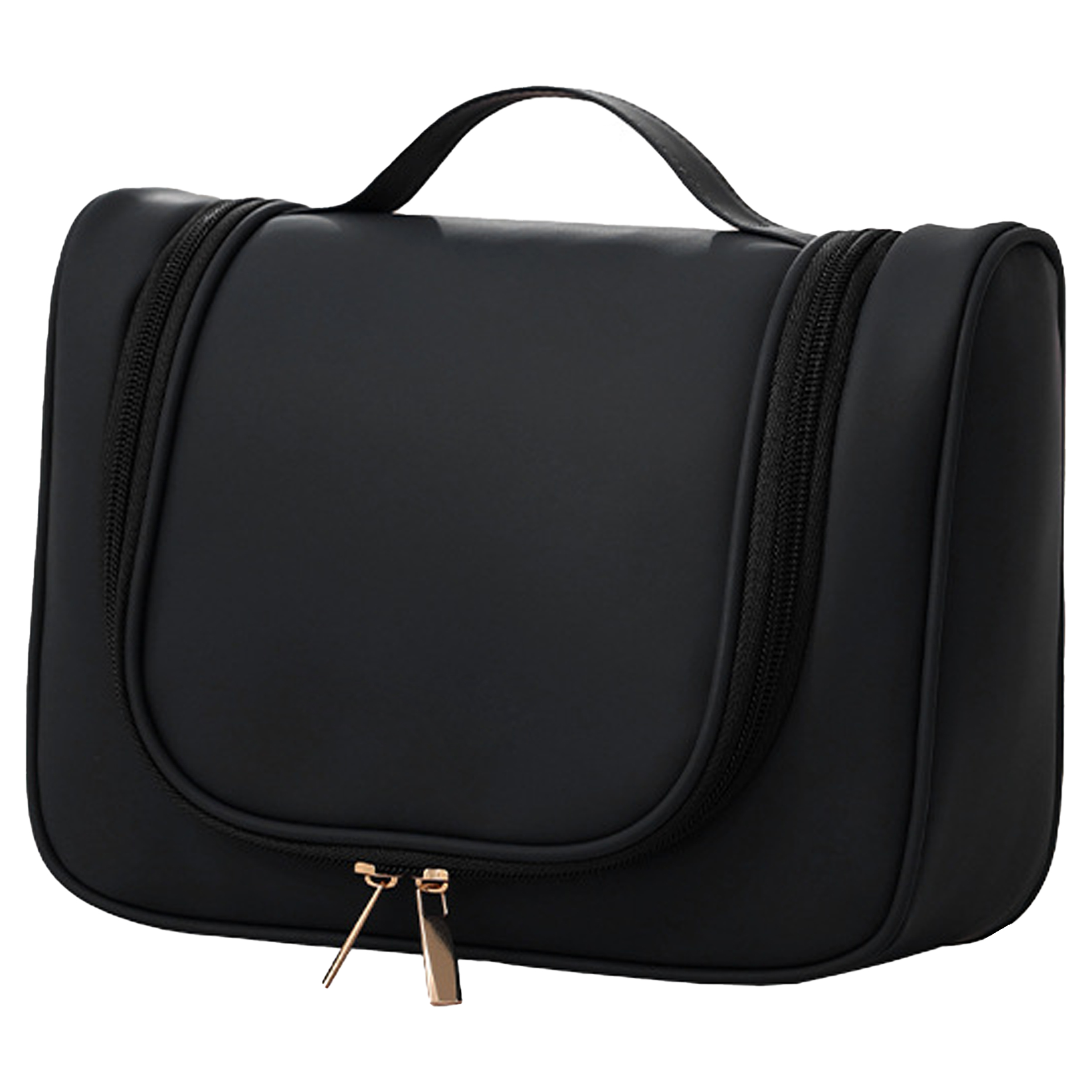 Leather Large Capacity Portable Toiletry And Makeup Bag 6