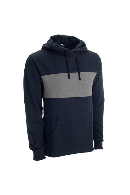 Premium Cotton Blocked Fleece Pullover Hoodie, custom hoodie or sweatshirt with logo imprint 36