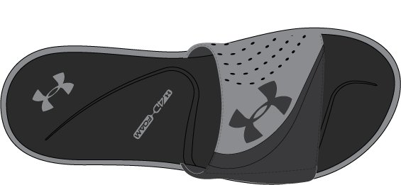UA Ignite VI Men's Slides 3