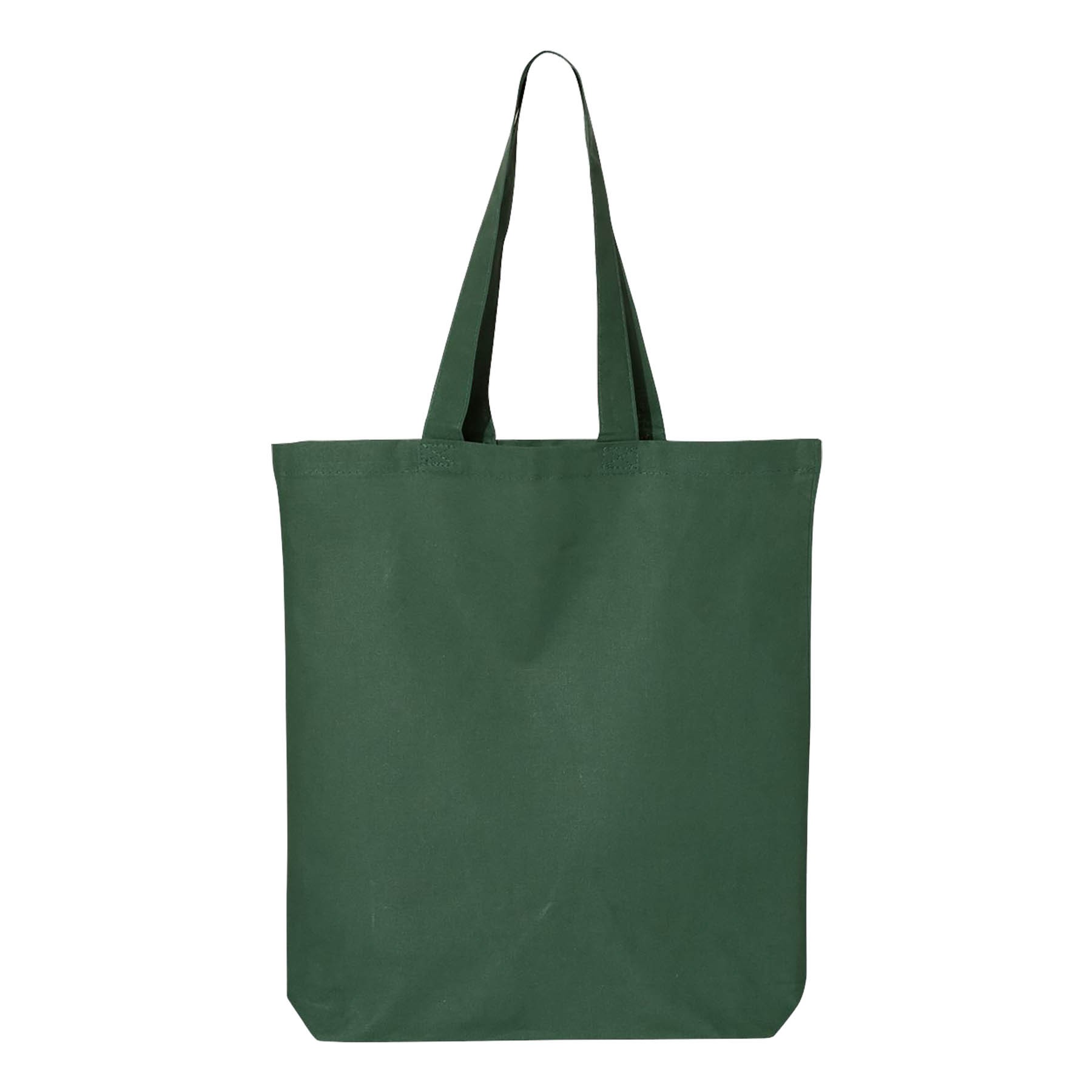 6 oz. 100% Cotton Canvas Tote Bag w/Bottom Gusset 38