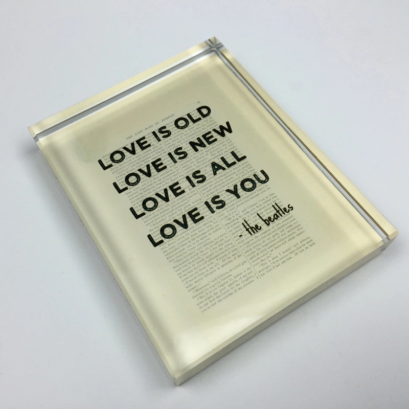 Wedding Souvenirs Favors Crystal Book Paperweight 5