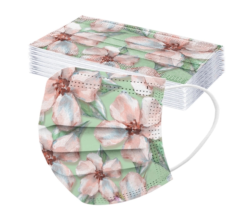 Mother's Day Print Disposable Masks 5