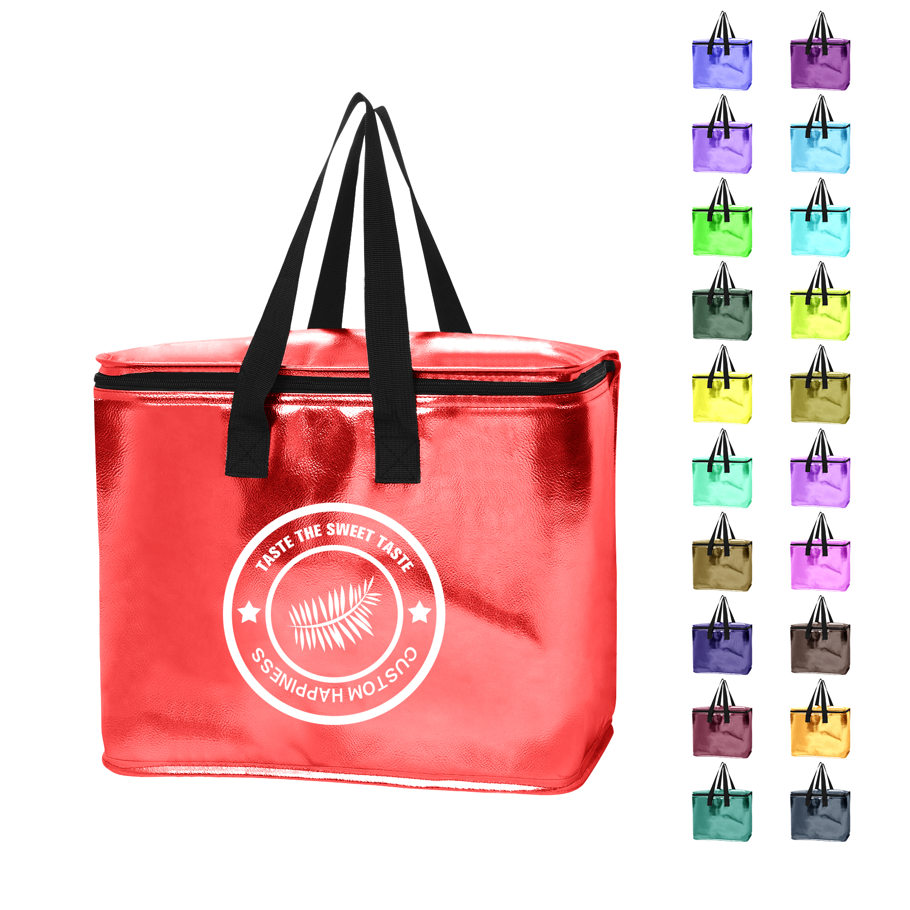 Metallic Glossy Laser Film Lunch Bag 1