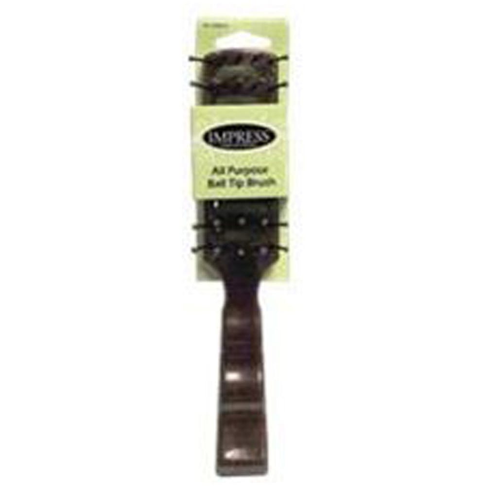 Ball Tip Hairbrushes - Ergonomic Black 2