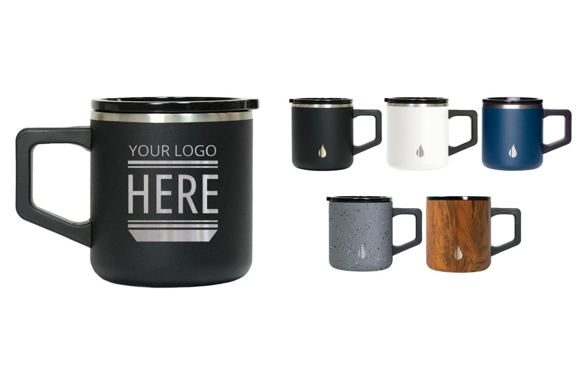 Elemental® Summit 12oz Stainless Steel Camp Mug with Shatter-free Lid