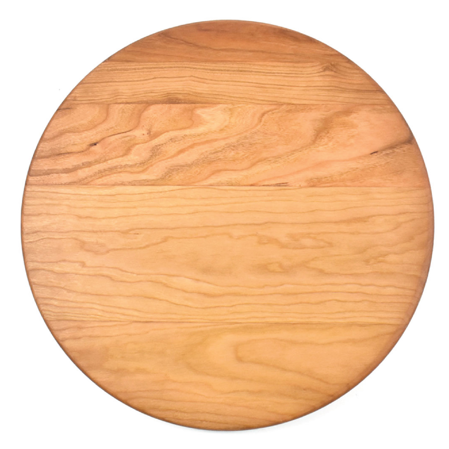 10 1/2" x 3/4" Cherry Round Cutting Board with Juice Groove 3