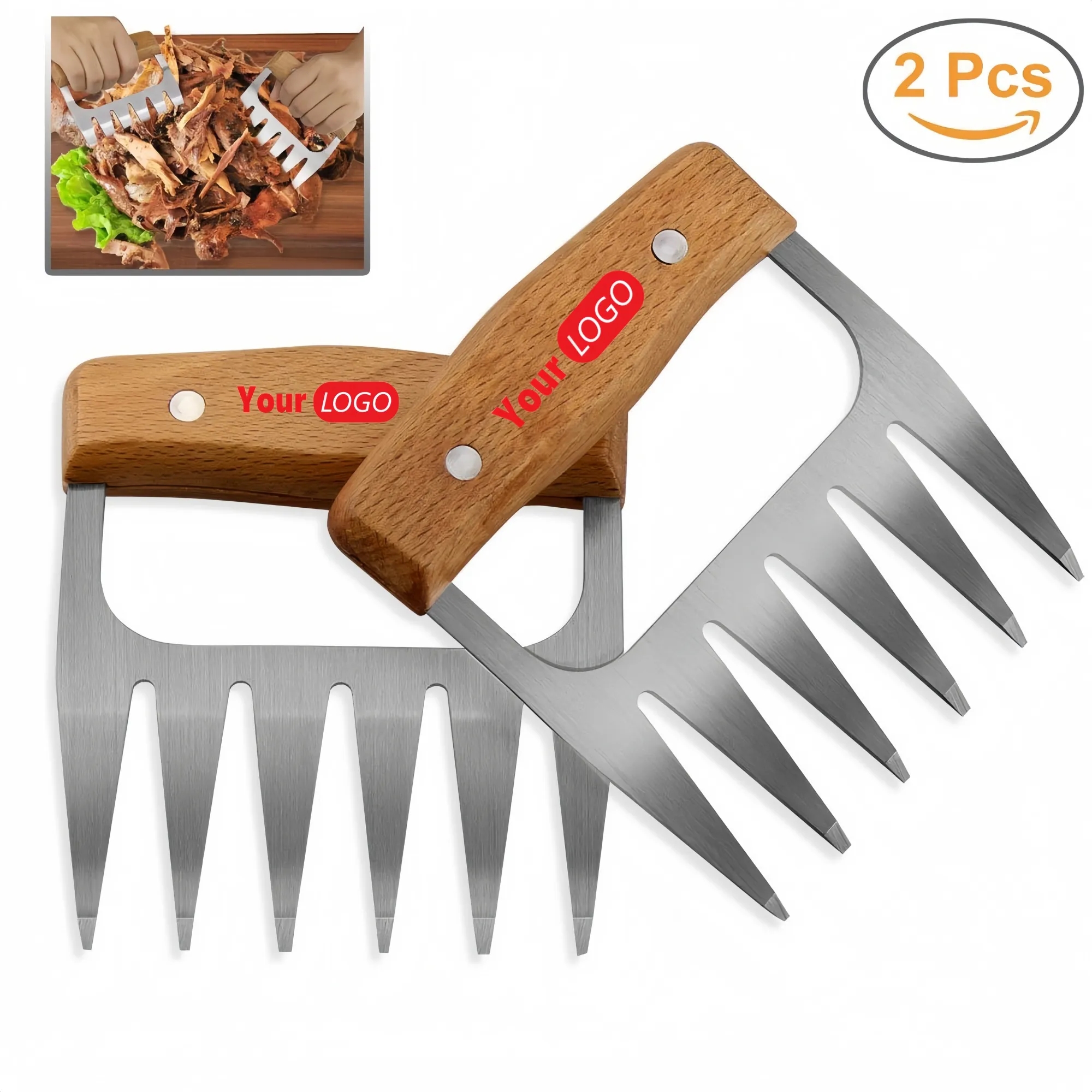 Shredder Claws For Meat Stainless Blades 2