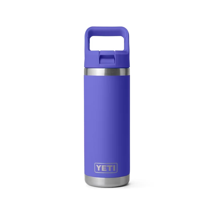YETI Rambler 18 OZ Bottle w/ Color Matched Straw - Laser Engraved 11
