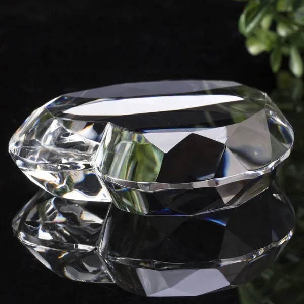 Engraved Crystal Heart Paperweight 3