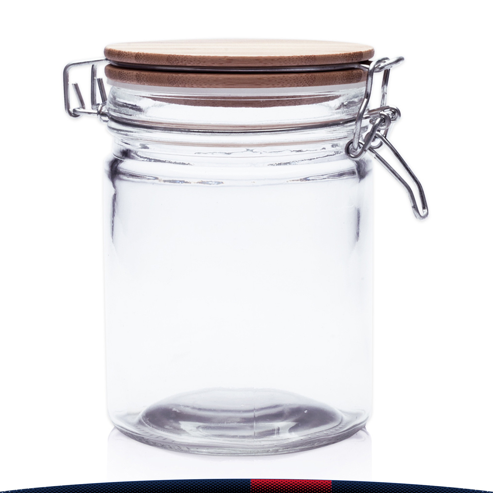 22 oz. Candy Jars with Wood Lids 3