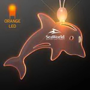 Acrylic Dolphin Shape Necklace with LED 9