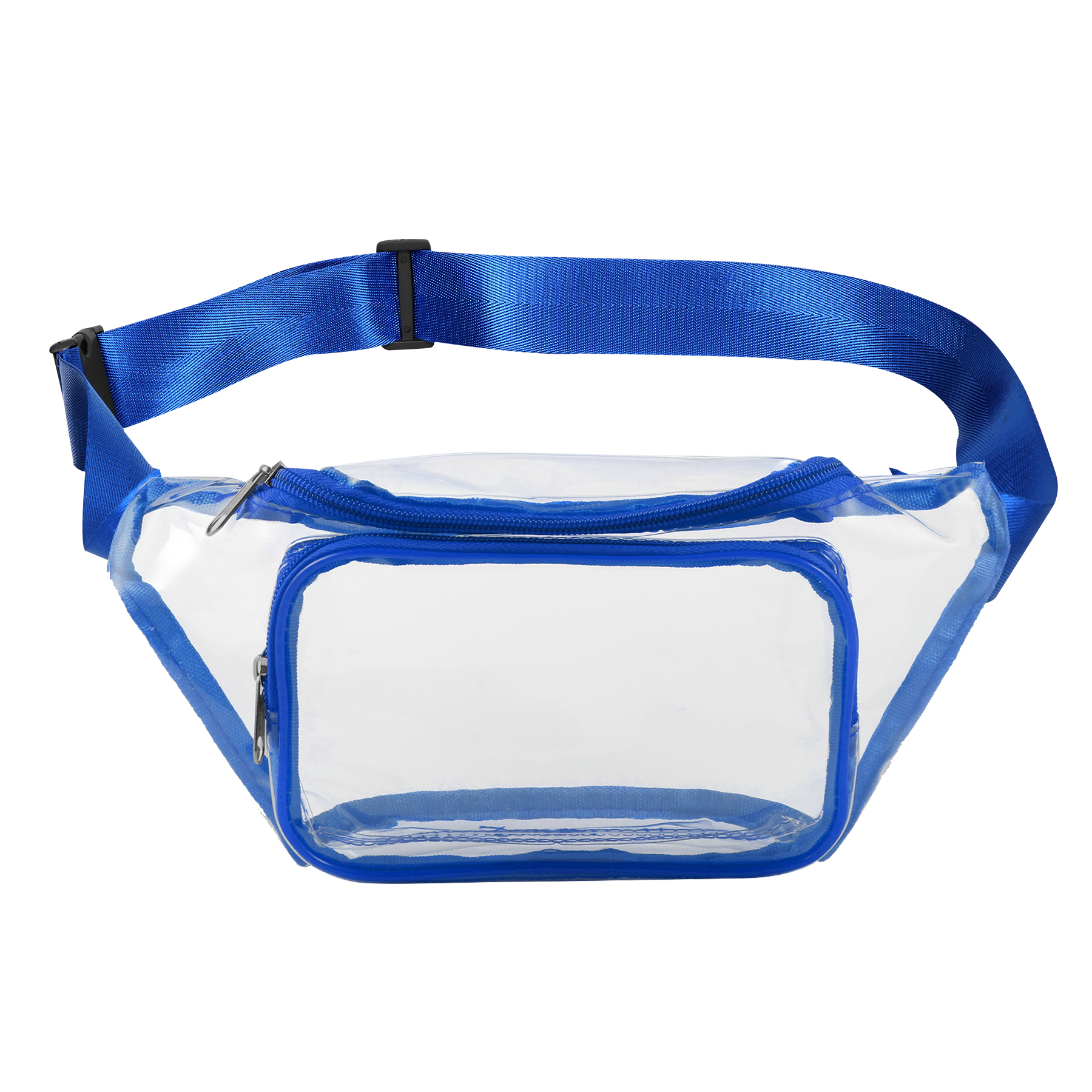 Clear PVC Fanny Pack W/ Two Pockets 8