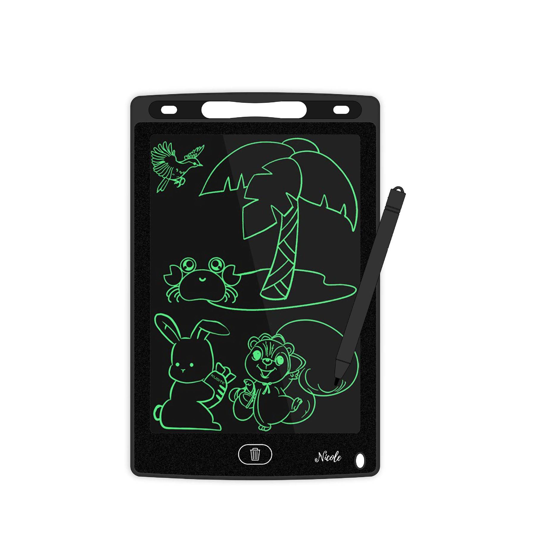 Plastic Colorful Drawing Tablet Writing Pad 3