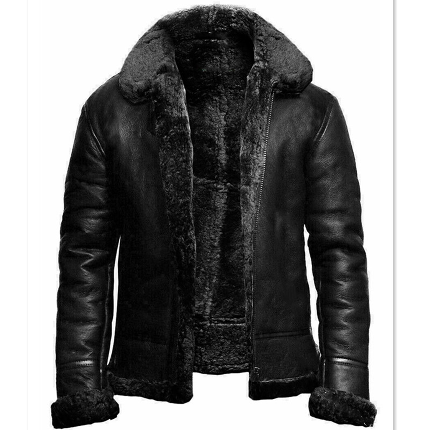 Men's Polyester Lining Thickened Warm Winter Jacket 5