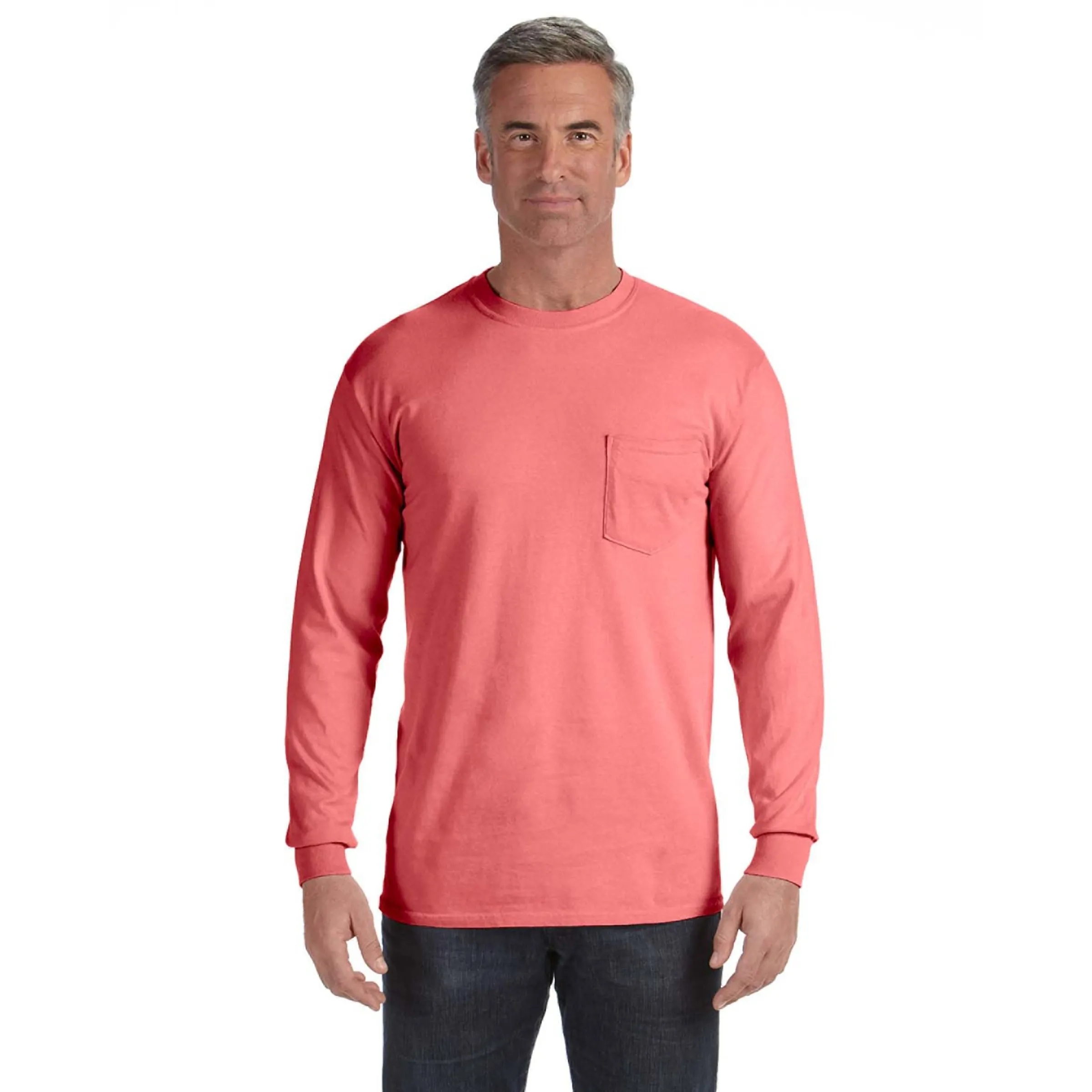 COMFORT COLORS ADULT 6.1 OZ LONG-SLEEVE POCKET T-SHIRT 37