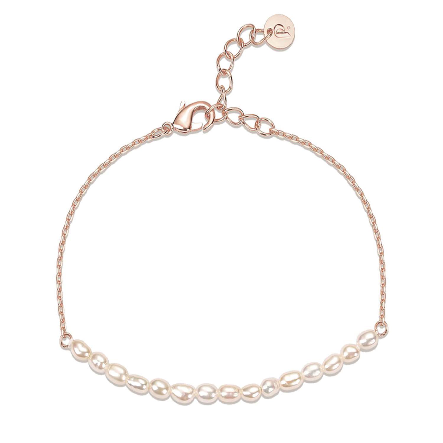 14K Gold Plated Freshwater Cultured Pearls Bracelets for Wom 1